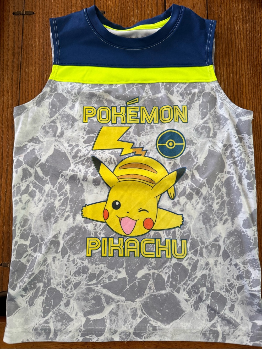 jumping beans Navy & Yellow Pokémon Pikachu Tank Top